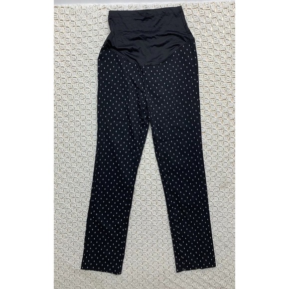 Great Expectations Maternity Pants Womens Small /(4-6) Black Straight leg - Picture 1 of 10